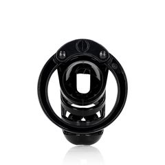 Model 25 - Chastity Cage - 3.5'' / 9 cm - Black-thumb-4