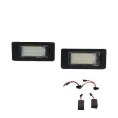 Πλαφονιέρα πίσω πινακίδας για Audi A1, A4 B8, A6,A7, Q5 / Skoda Fabia / Superb / Yeti / VW Passat 2008+ - 2 τμχ.