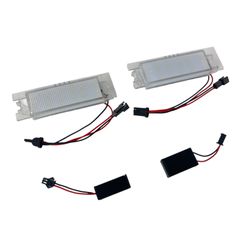 Πλαφονιέρα πίσω πινακίδας για OPEL ZAFIRA B / ASTRA H / ASTRA K / VECTRA C / CORSA D / INSIGNIA / HYUNDAI IX35 - 2 τμχ.-thumb-1