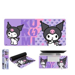 Hello Kitty Kuromi gaming desk mat