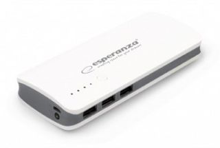 Esperanza EMP106WE Radium 8000 mAh Grey, White