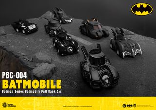 DC - Batman series Batmobile Pull Back Car - Set 6 Fig. Blind Box 5cm-thumb-3