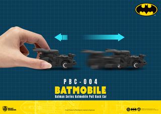 DC - Batman series Batmobile Pull Back Car - Set 6 Fig. Blind Box 5cm-thumb-2