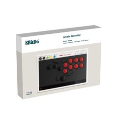 8Bitdo - Arcade Controller - Grey / Video Games and Consoles-thumb-3