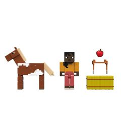MINECRAFT CORE FIGURE 2-PACK - Stable Master Makena & Horse / Toys