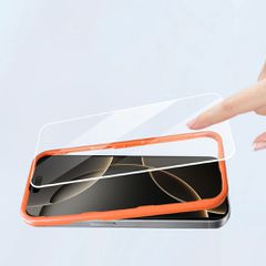 Tech-Protect Easy Set+ 3-pack tempered glass for iPhone 17 - transparent-thumb-3
