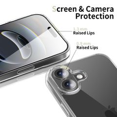 Tech-Protect FlexAir Hybrid Case for iPhone 17 - Clear-thumb-2
