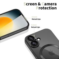 Tech-Protect MagFlex MagSafe Case for iPhone 17 - Clear Black-thumb-2