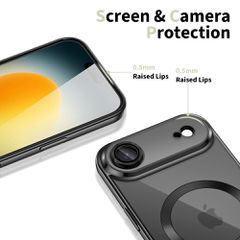 Tech-Protect MagFlex MagSafe Case for iPhone 17 Air - Clear Black-thumb-2