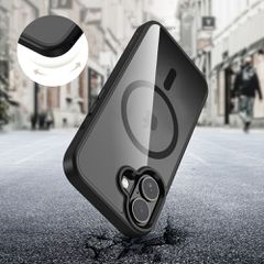 Tech-Protect MagMat MagSafe Case for iPhone 17 - Clear Black-thumb-3