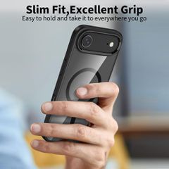 Tech-Protect MagFlex MagSafe Case for iPhone 17 Air - Clear Black-thumb-4