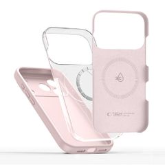 Tech-Protect Silicone MagSafe Case for iPhone 17 Pro Max - Pink-thumb-3