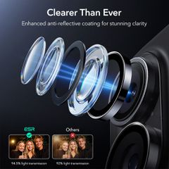 ESR Armorite Camera Cover for iPhone 16 / 16 Plus / 17 - Black-thumb-4