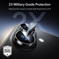 ESR Armorite Camera Cover for iPhone 16 / 16 Plus / 17 - Black-thumb-3