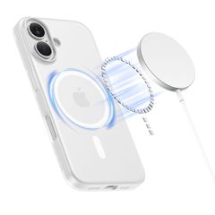 Tech-Protect MagSlim MagSafe case for iPhone 17 - matte white-thumb-1