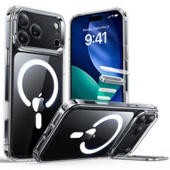 ESR Classic Hybrid Kickstand MagSafe Case for iPhone 17 Pro Max - Clear