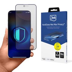 3mk Hardglass Matt Max Privacy Tempered Glass for iPhone 17 Air