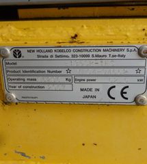 Εκσκαφέας Με Ερπύστριες New Holland 2007 Ε135SR-thumb-8