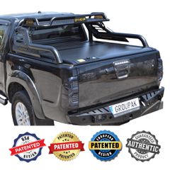 ΚΑΠΑΚΙ ΚΑΡΟΤΣΑΣ ΡΟΛΟ ΑΛΟΥΜΙΝΙΟΥ ΜΕ PREMIUM ROLL-BAR ΦΟΡΤΩΣΗΣ TEK 2 MAX 9080 ROLL+RB 424BL-BAS TOYOTA HILUX (VIGO) 2005+&2011+
