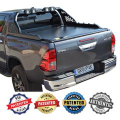 ΚΑΠΑΚΙ ΚΑΡΟΤΣΑΣ ΡΟΛΟ ΑΛΟΥΜΙΝΙΟΥ ΜΕ 4LED ROLL-BAR TEK 2 MAX 9080 ROLL+RB 431LED TOYOTA HILUX REVO 2016+ & HILUX 2021+