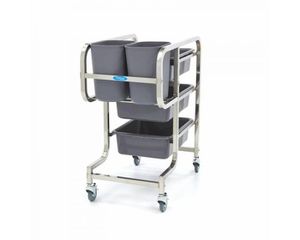 INOXWEB 2027-Καροτσάκι καθαρισμού με 5 κάδους MAX-09300544-thumb-2
