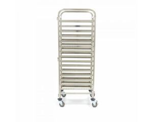 INOXWEB 2026-Καροτσάκι δίσκων Bakerynorm Χωράει 16 δίσκους 60x40cm MAX-09300548