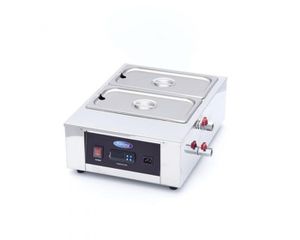 INOXWEB 2027-Μπαιν Μαρί Σοκολάτας 2 x 1/3 GN 10cm MAX-09374050