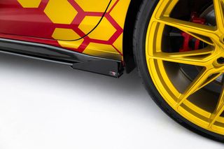Φτεράκια προφυλακτήρα Maxton Design Volkswagen Golf 8 GTI / GTI Clubsport - Μαύρο Γυαλιστερό - (VWGO8GTICNC-SRF1G)