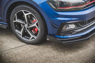 Φτεράκια προφυλακτήρα Maxton Design Volkswagen Polo GTI Mk6 - Μαύρο Γυαλιστερό - (VWPO6GTICNC-FSF1G)