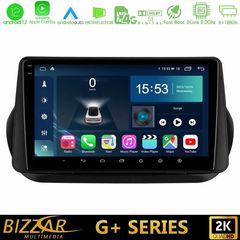 Bizzar G+ Series Fiat Fiorino/Citroen Nemo/Peugeot Bipper 8core Android12 6+128GB Navigation Multimedia Tablet 10"
