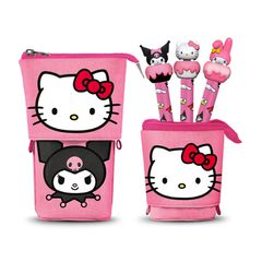 Hello Kitty Pencil case + pencil + pen