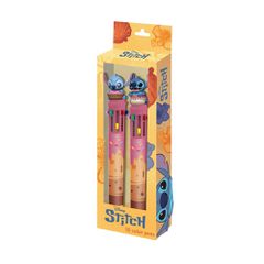 Disney Stitch pack 2 pens 10 colours