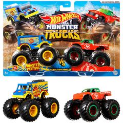Hot Wheels Monster Trucks assorted pack 2 demolition doules-thumb-1