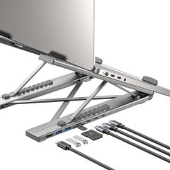 UNITEK ADJUSTABLE LAPTOP STAND + HUB-thumb-3