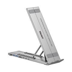 UNITEK ADJUSTABLE LAPTOP STAND + HUB-thumb-1