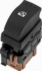 Διακόπτης ΠΑΡΑΘΥΡΟΥ Εμπρός (Μονός) (Καφέ φίσα) (6pin) / OPEL MOVANO 98-09 / 91166602 - Δεξί - 1 Τεμ