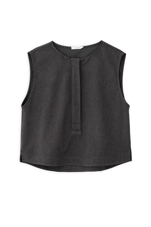 Philosophy Twill T/R Cropped Top BL12003