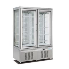 INOXWEB 2026-Βιτρίνα κατάψυξη - συντήρηση πανοραμική διπλή 850 lt  7716VNP CLASSICA