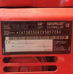 Εκσκαφάκι (διαβολάκι) CAT 2018 305,5 Ε2-thumb-16