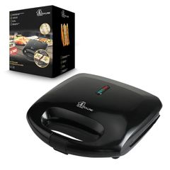Extralink EX.23353 Smart Life Τοστιέρα με Αποσπώμενες Πλάκες για 2 Τοστ 750W Μαύρη (SJ-22)