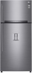 LG GTF744PZPED Ψυγείο Δίπορτο 509lt Total NoFrost Υ180xΠ78xΒ73εκ. Inox