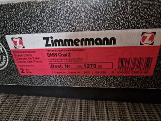 Δισκοι πισω ZIMMERMANN και τακακια πισω Textar