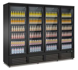 ΨΥΓΕΙΟ 4 ΓΥΑΛΙΝΕΣ ΠΟΡΤΕΣ ΜΑΥΡΟ 2500x705x2050