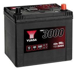 Yuasa YBX3005 – Μπαταρία 12V 60Ah 500A EN (232x175x225mm) – Σειρά ASIA SMF