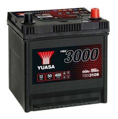Yuasa YBX3108 – Μπαταρία 12V 50Ah 400A EN (202x173x225mm) – Σειρά ASIA SMF