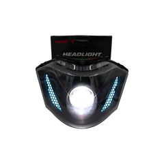 ΦΑΝΑΡΙ ΕΜΠΡΟΣ YAMAHA CRYPTON-X 135 LED VENOM HYPER-X ΜΠΛΕ ΛΕΥΚΟ