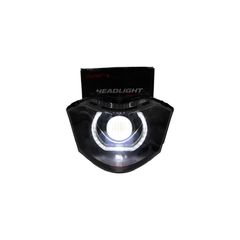 ΦΑΝΑΡΙ ΕΜΠΡΟΣ YAMAHA CRYPTON-X135 LED ANGEL EYES 3D HYPER-X ΛΕΥΚΟ