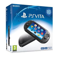 Sony PS Vita Κονσόλα Black Slim Wi-Fi στο κουτι της σαν καινουργια + chip + 256GB μνήμη(MTX)