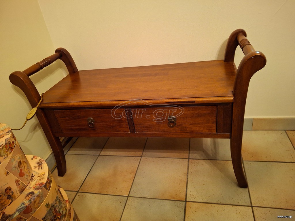 Ξύλινο τραπεζάκι 92*37*58cm