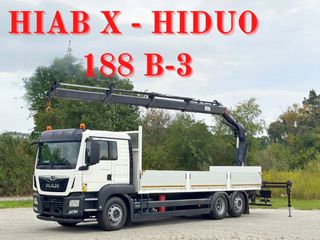 Γερανοί - Φορτηγά Με Γερανό MAN 2017 TGS 26.460 * HIAB X - HIDUO 188 B-3 + FUNK * TOP